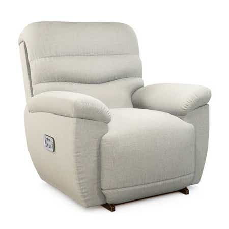 Joshua Power Rocking Recliner w/ Head Rest & Lumbar