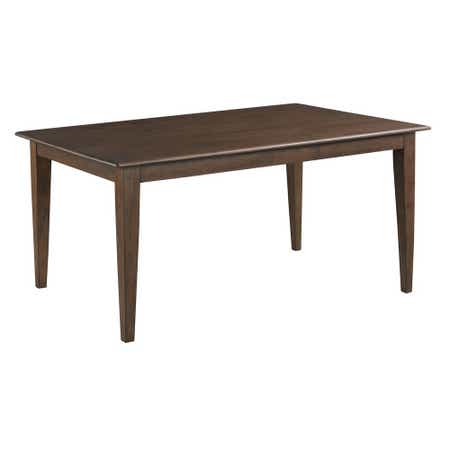 Kafe 60" Rectangular Leg Table, Mocha