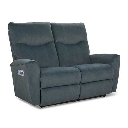 Belmont Power Wall Reclining Loveseat w/ Headrest & Lumbar