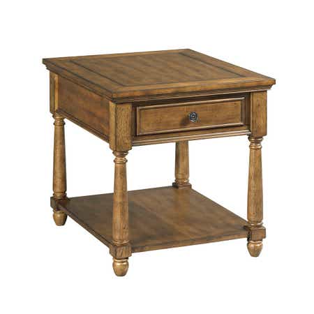 Saddlebrook Rectangular Drawer End Table