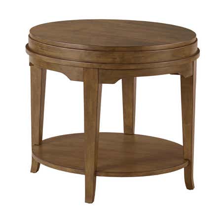 Nicolette Oval End Table Auburn