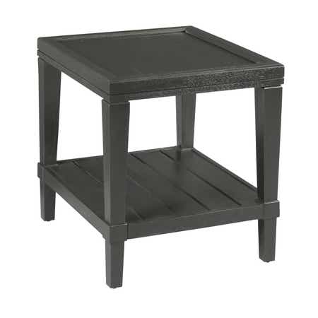 Oliver Rectangular End Table Ebony