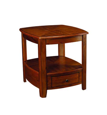 Primo Drawer End Table Brown