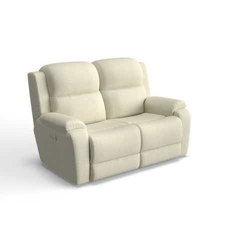 Dorian Power Reclining Loveseat w/ Headrest & Lumbar
