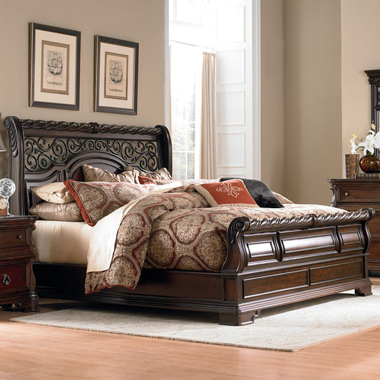 Queen Sleigh Bed