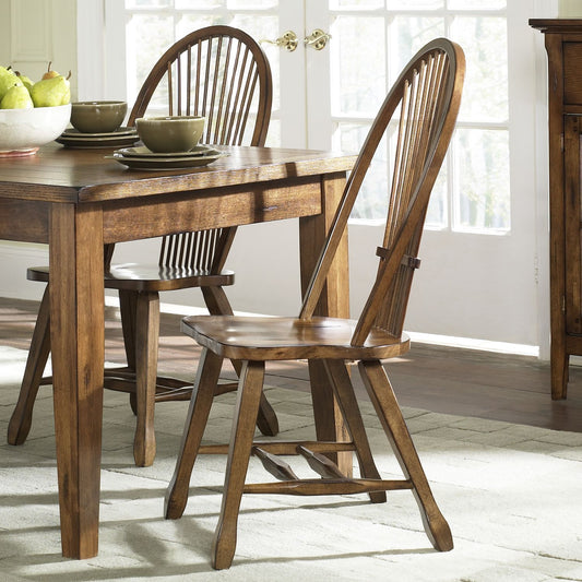 Sheaf Back Side Chair - Oak