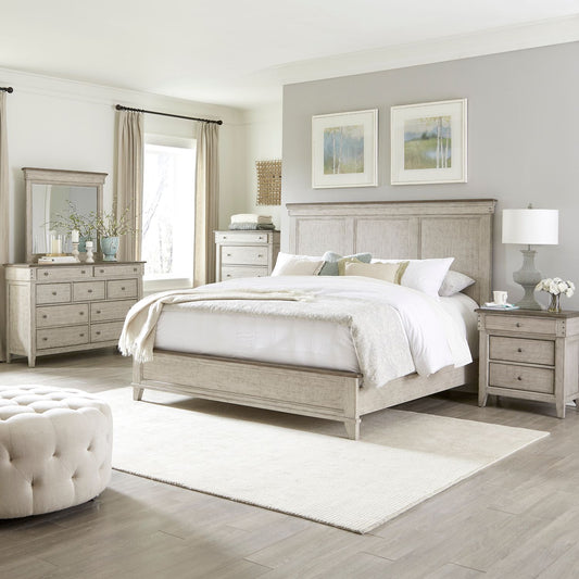 Queen Panel Bed, Dresser & Mirror, Chest, Night Stand