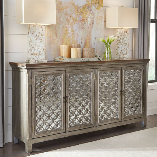 4 Door Accent Cabinet