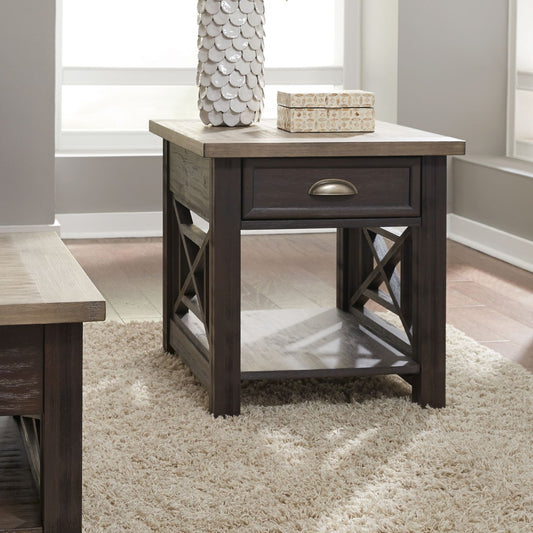 Drawer End Table