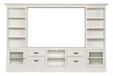 Structures Quintuple Storage Entertainment Wall Unit