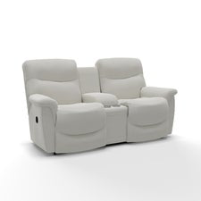 James Reclining Loveseat w/ Console