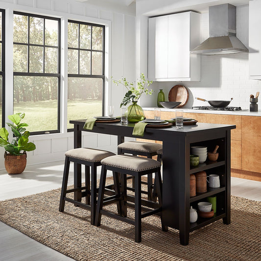 5 Piece Counter Set - Black