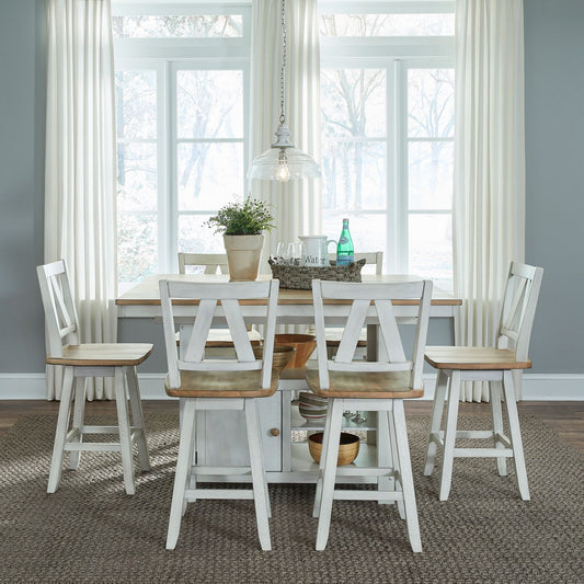 7 Piece Gathering Table Set