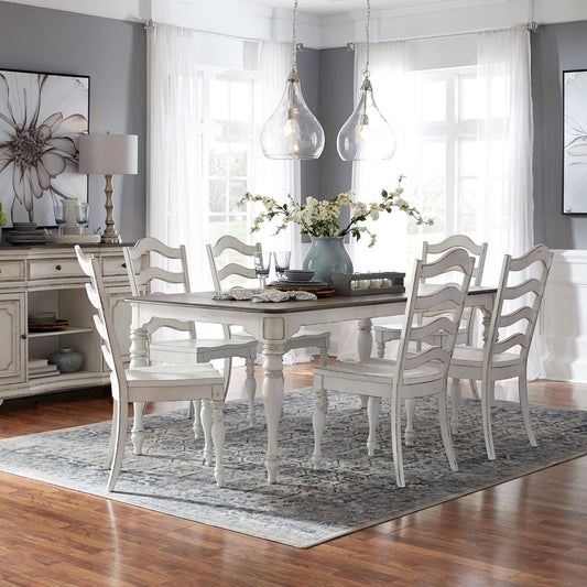 7 Piece Leg Table Set