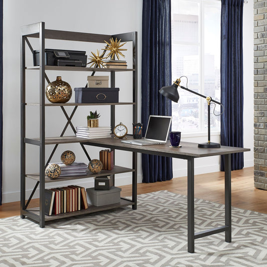 Desk and Bookcase Set
