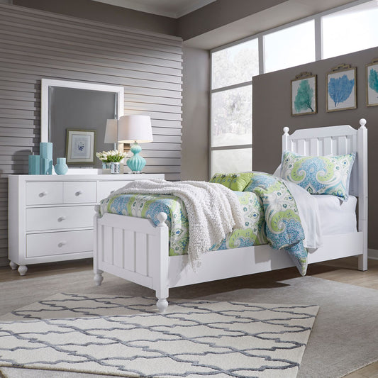 Full Panel Bed, Dresser & Mirror