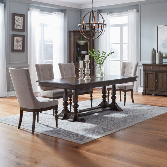 Opt 5 Piece Trestle Table Set