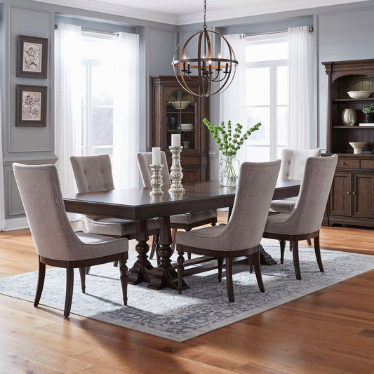 Opt 7 Piece Trestle Table Set