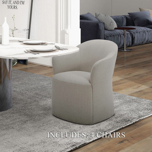 Truffle Accent Dining Chairs - Set of 4