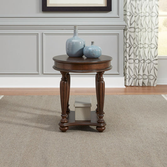 Oval End Table