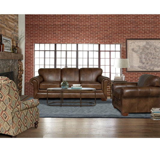 MONROE LEATHER SOFA 1435LR