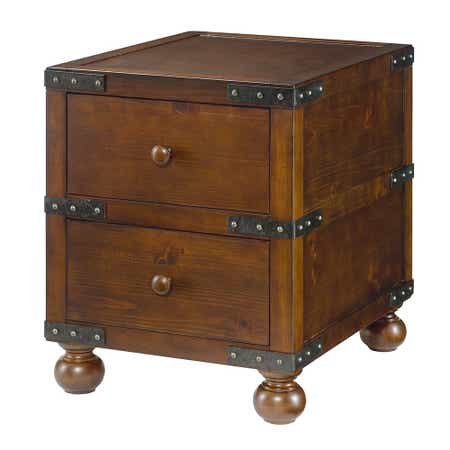 Hidden Treasures Trunk End Table