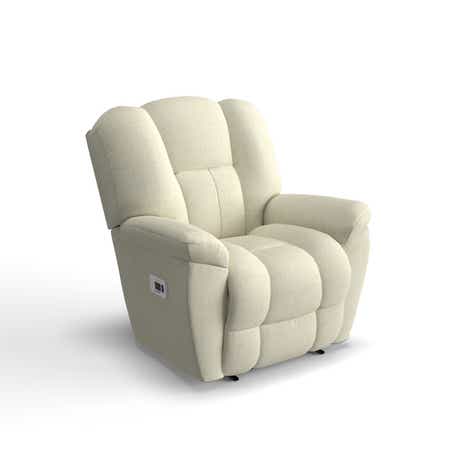 Maverick Power Wall Recliner w/ Headrest &amp; Lumbar