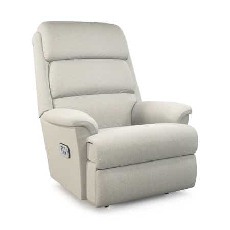 Astor Power Rocking Recliner w/ Head Rest &amp; Lumbar