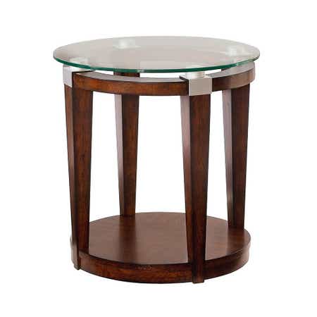 Solitaire Round Accent Table