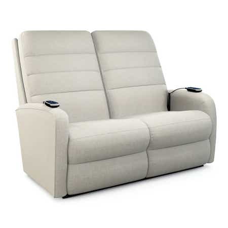 Forum Power Wall Reclining Loveseat w/ Headrest &amp; Lumbar