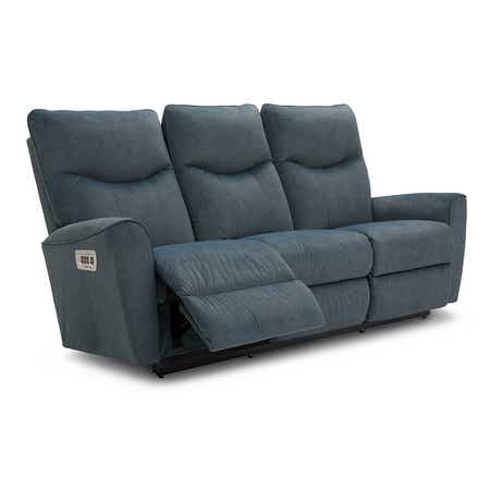Belmont Power Wall Reclining Sofa w/ Headrest &amp; Lumbar