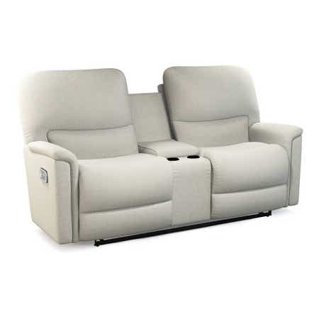 Turner Power Wall Reclining Loveseat w/ Console Headrest &amp; Lumbar