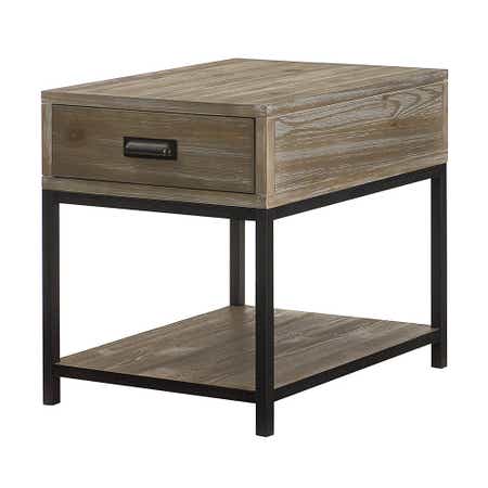 Parsons Rectangular Drawer End Table