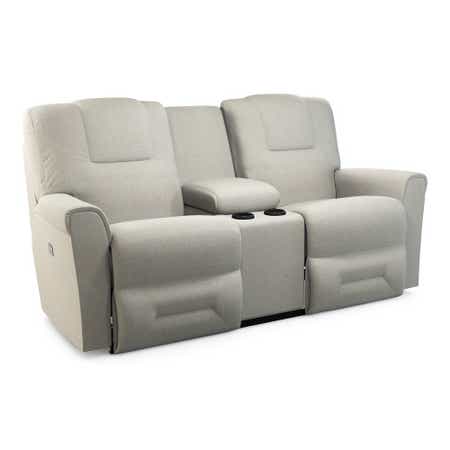 Easton Power Reclining Loveseat w/ Headrest &amp; Console