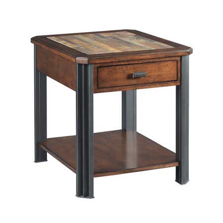 Slaton Rectangular Drawer End Table