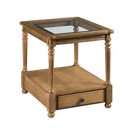Candlewood Rectangular End Table W/ Drawer
