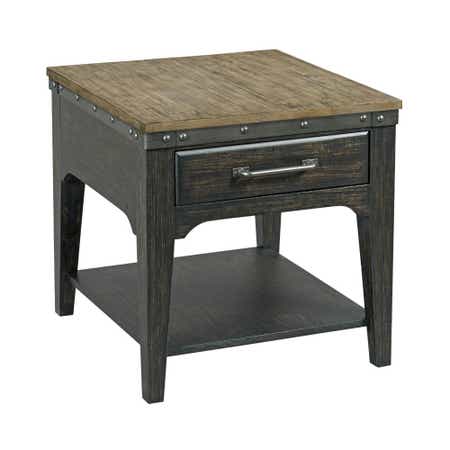 Plank Road Artisans Rectangular Drawer End Table