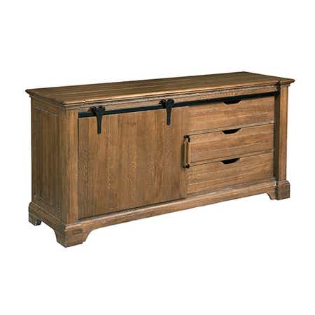 Stone Ridge Sliding Door Entertainment Console