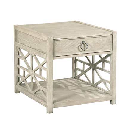 Vista Biscane Drawer End Table