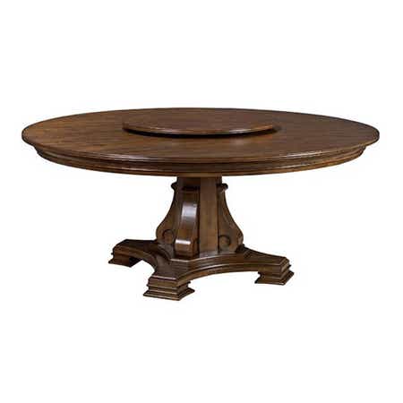 Portolone Stellia 72" Pedestal Table Complete