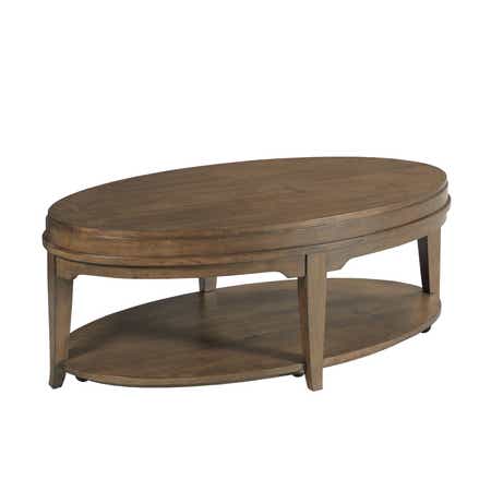 Nicolette Oval Coffee Table Auburn
