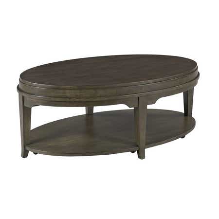 Nicolette Oval Coffee Table Charcoal