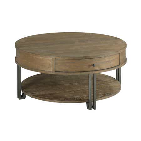 Saddletree Round Coffee Table