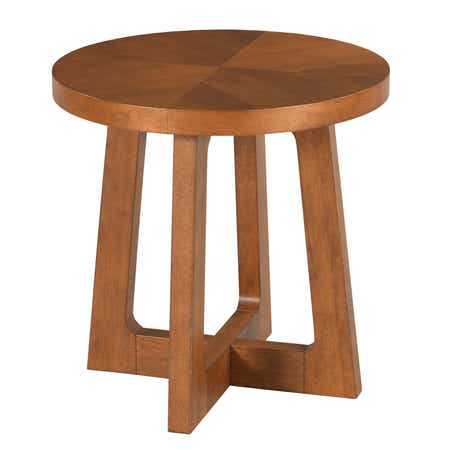 Archetype Round End Table Cinnamon
