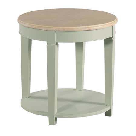 Liza Round End Table Sage Green