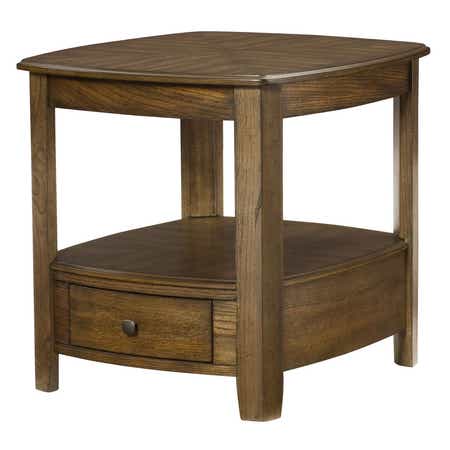 Primo Drawer End Table Graphite