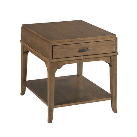 Nicolette Rectangular Drawer End Table Auburn
