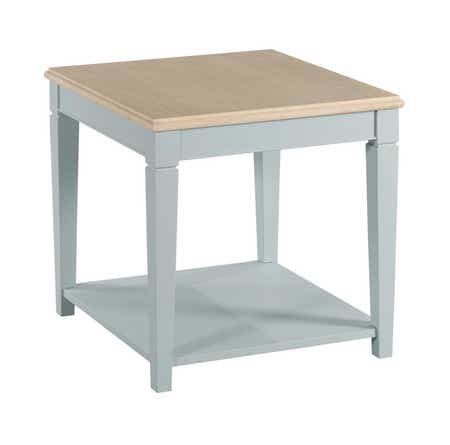 Liza Rectangular End Table Azul Blue