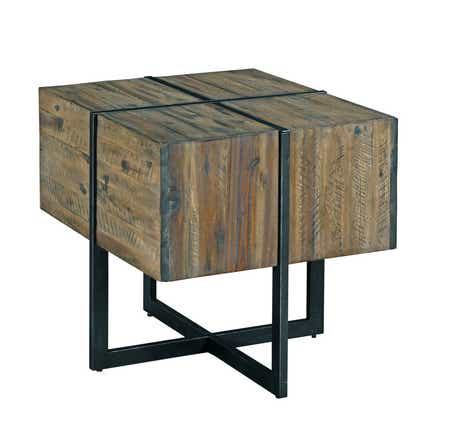 Modern Timber Accent End Table