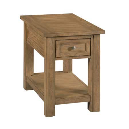 Providence Rectangular Charging Chairside Table